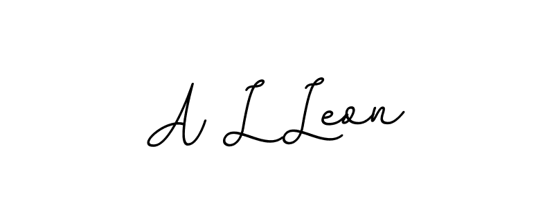 Design your own signature with our free online signature maker. With this signature software, you can create a handwritten (BallpointsItalic-DORy9) signature for name A L Leon. A L Leon signature style 11 images and pictures png