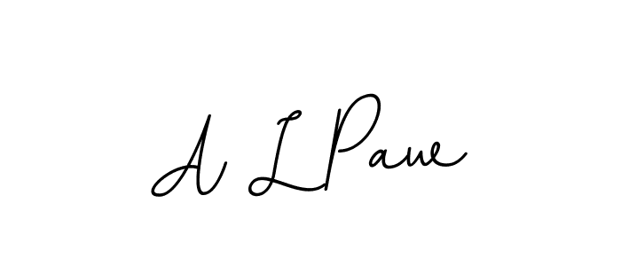 if you are searching for the best signature style for your name A L Paw. so please give up your signature search. here we have designed multiple signature styles  using BallpointsItalic-DORy9. A L Paw signature style 11 images and pictures png