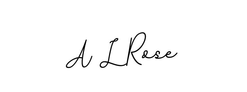 It looks lik you need a new signature style for name A L Rose. Design unique handwritten (BallpointsItalic-DORy9) signature with our free signature maker in just a few clicks. A L Rose signature style 11 images and pictures png