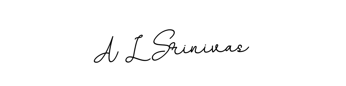 Make a beautiful signature design for name A L Srinivas. Use this online signature maker to create a handwritten signature for free. A L Srinivas signature style 11 images and pictures png