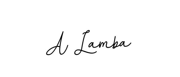 Also we have A Lamba name is the best signature style. Create professional handwritten signature collection using BallpointsItalic-DORy9 autograph style. A Lamba signature style 11 images and pictures png