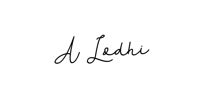 How to make A Lodhi name signature. Use BallpointsItalic-DORy9 style for creating short signs online. This is the latest handwritten sign. A Lodhi signature style 11 images and pictures png