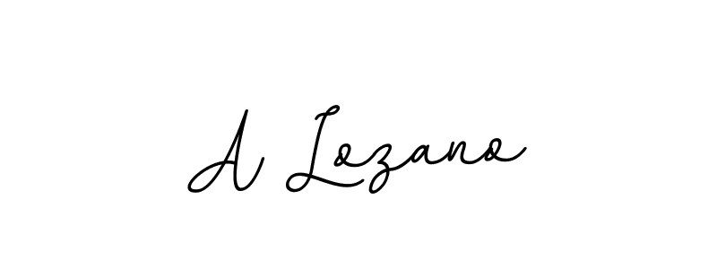 Also You can easily find your signature by using the search form. We will create A Lozano name handwritten signature images for you free of cost using BallpointsItalic-DORy9 sign style. A Lozano signature style 11 images and pictures png