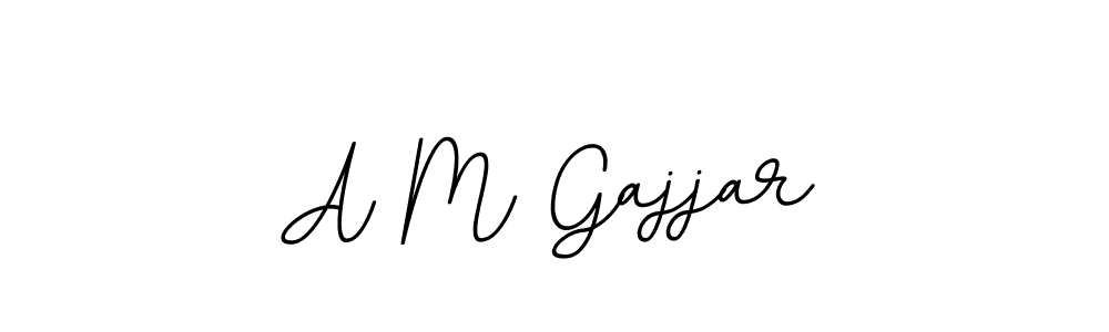 You should practise on your own different ways (BallpointsItalic-DORy9) to write your name (A M Gajjar) in signature. don't let someone else do it for you. A M Gajjar signature style 11 images and pictures png