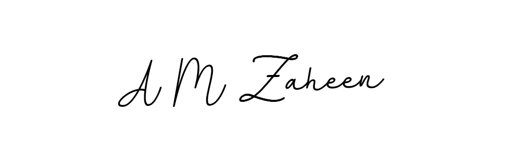 The best way (BallpointsItalic-DORy9) to make a short signature is to pick only two or three words in your name. The name A M Zaheen include a total of six letters. For converting this name. A M Zaheen signature style 11 images and pictures png