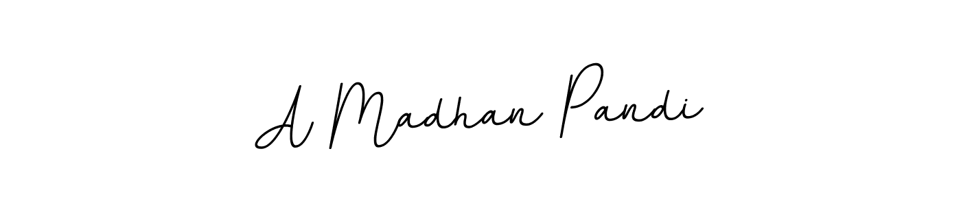 It looks lik you need a new signature style for name A Madhan Pandi. Design unique handwritten (BallpointsItalic-DORy9) signature with our free signature maker in just a few clicks. A Madhan Pandi signature style 11 images and pictures png