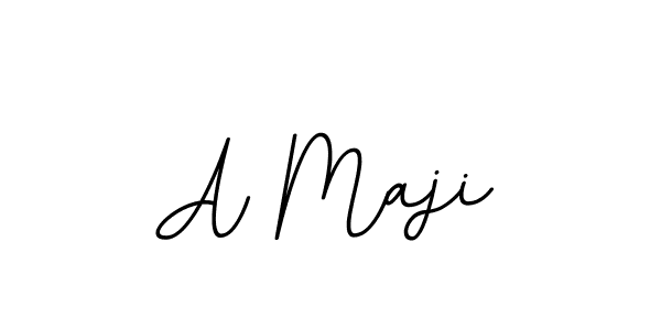 Use a signature maker to create a handwritten signature online. With this signature software, you can design (BallpointsItalic-DORy9) your own signature for name A Maji. A Maji signature style 11 images and pictures png