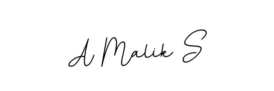 Make a beautiful signature design for name A Malik S. With this signature (BallpointsItalic-DORy9) style, you can create a handwritten signature for free. A Malik S signature style 11 images and pictures png