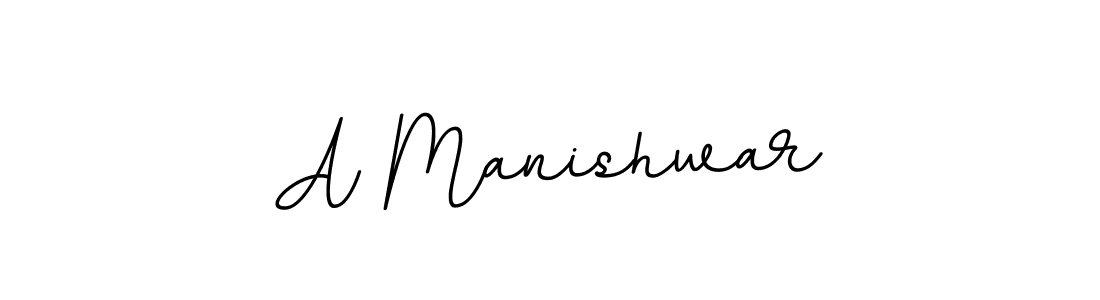 Create a beautiful signature design for name A Manishwar. With this signature (BallpointsItalic-DORy9) fonts, you can make a handwritten signature for free. A Manishwar signature style 11 images and pictures png