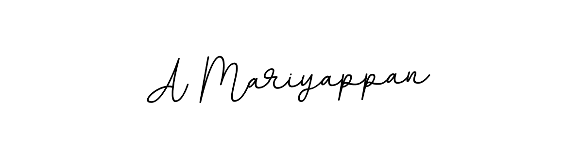 A Mariyappan stylish signature style. Best Handwritten Sign (BallpointsItalic-DORy9) for my name. Handwritten Signature Collection Ideas for my name A Mariyappan. A Mariyappan signature style 11 images and pictures png