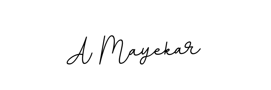 Design your own signature with our free online signature maker. With this signature software, you can create a handwritten (BallpointsItalic-DORy9) signature for name A Mayekar. A Mayekar signature style 11 images and pictures png