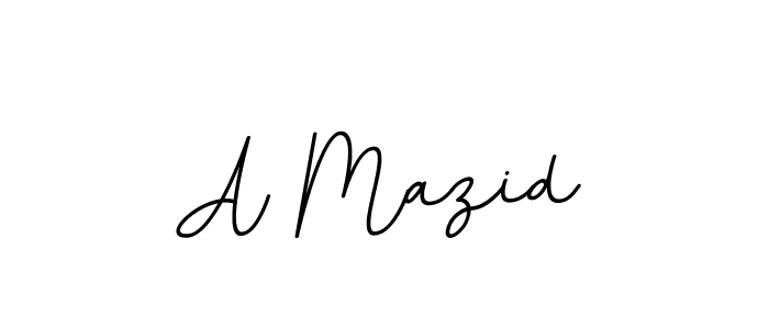 Create a beautiful signature design for name A Mazid. With this signature (BallpointsItalic-DORy9) fonts, you can make a handwritten signature for free. A Mazid signature style 11 images and pictures png