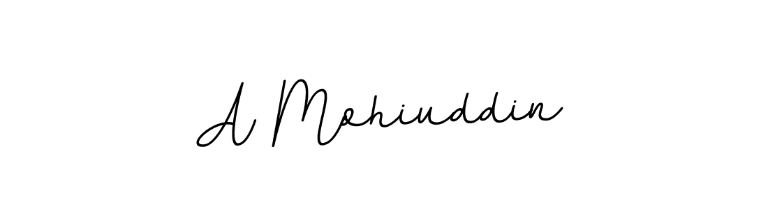 Design your own signature with our free online signature maker. With this signature software, you can create a handwritten (BallpointsItalic-DORy9) signature for name A Mohiuddin. A Mohiuddin signature style 11 images and pictures png