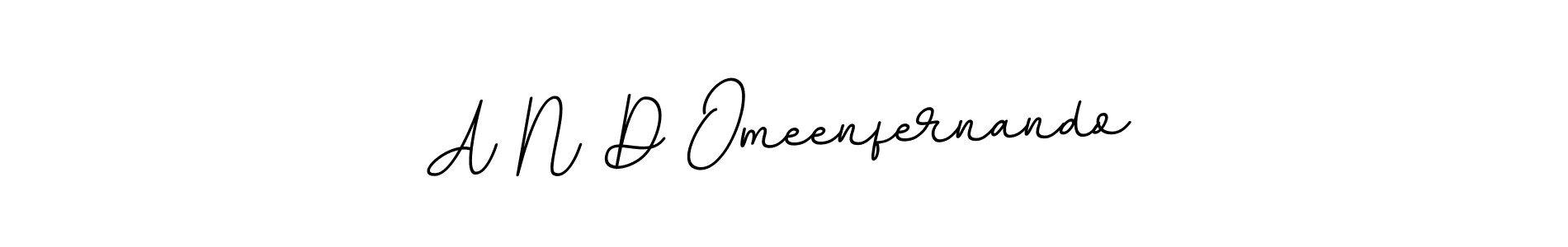 The best way (BallpointsItalic-DORy9) to make a short signature is to pick only two or three words in your name. The name A N D Omeenfernando include a total of six letters. For converting this name. A N D Omeenfernando signature style 11 images and pictures png