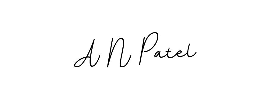 You should practise on your own different ways (BallpointsItalic-DORy9) to write your name (A N Patel) in signature. don't let someone else do it for you. A N Patel signature style 11 images and pictures png