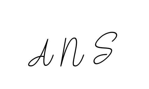 Create a beautiful signature design for name A N S. With this signature (BallpointsItalic-DORy9) fonts, you can make a handwritten signature for free. A N S signature style 11 images and pictures png