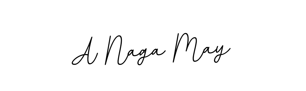 A Naga May stylish signature style. Best Handwritten Sign (BallpointsItalic-DORy9) for my name. Handwritten Signature Collection Ideas for my name A Naga May. A Naga May signature style 11 images and pictures png