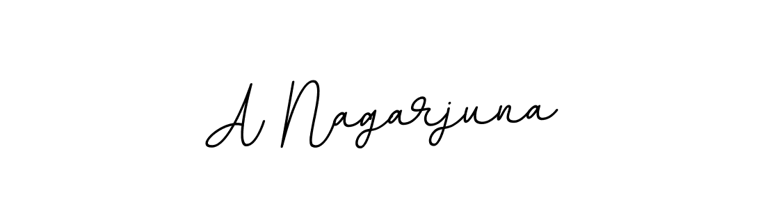 Design your own signature with our free online signature maker. With this signature software, you can create a handwritten (BallpointsItalic-DORy9) signature for name A Nagarjuna. A Nagarjuna signature style 11 images and pictures png