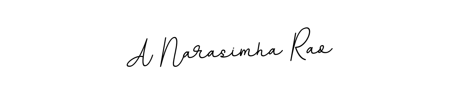 Create a beautiful signature design for name A Narasimha Rao. With this signature (BallpointsItalic-DORy9) fonts, you can make a handwritten signature for free. A Narasimha Rao signature style 11 images and pictures png