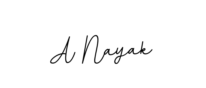 How to make A Nayak name signature. Use BallpointsItalic-DORy9 style for creating short signs online. This is the latest handwritten sign. A Nayak signature style 11 images and pictures png