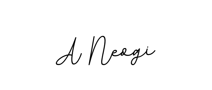 How to make A Neogi signature? BallpointsItalic-DORy9 is a professional autograph style. Create handwritten signature for A Neogi name. A Neogi signature style 11 images and pictures png