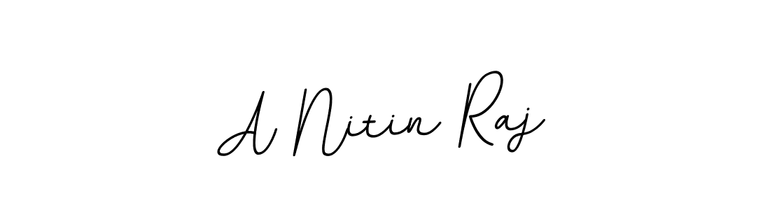 A Nitin Raj stylish signature style. Best Handwritten Sign (BallpointsItalic-DORy9) for my name. Handwritten Signature Collection Ideas for my name A Nitin Raj. A Nitin Raj signature style 11 images and pictures png