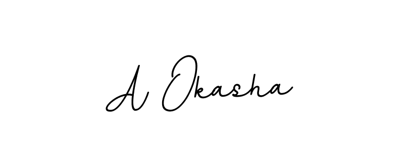 A Okasha stylish signature style. Best Handwritten Sign (BallpointsItalic-DORy9) for my name. Handwritten Signature Collection Ideas for my name A Okasha. A Okasha signature style 11 images and pictures png