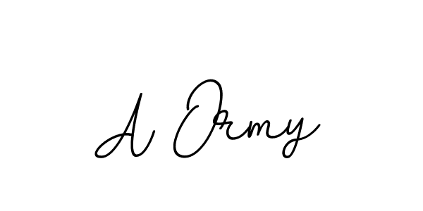 Also we have A Ormy name is the best signature style. Create professional handwritten signature collection using BallpointsItalic-DORy9 autograph style. A Ormy signature style 11 images and pictures png