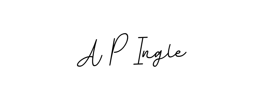 It looks lik you need a new signature style for name A P Ingle. Design unique handwritten (BallpointsItalic-DORy9) signature with our free signature maker in just a few clicks. A P Ingle signature style 11 images and pictures png