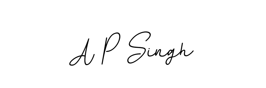 How to make A P Singh signature? BallpointsItalic-DORy9 is a professional autograph style. Create handwritten signature for A P Singh name. A P Singh signature style 11 images and pictures png