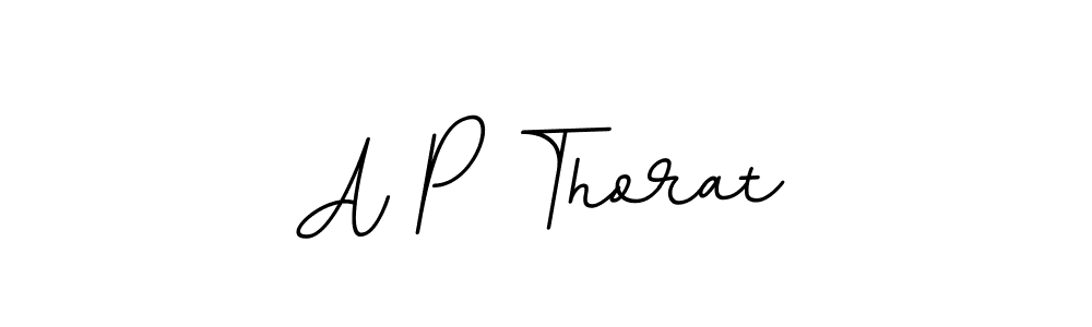 You should practise on your own different ways (BallpointsItalic-DORy9) to write your name (A P Thorat) in signature. don't let someone else do it for you. A P Thorat signature style 11 images and pictures png
