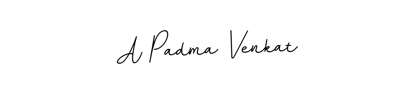 This is the best signature style for the A Padma Venkat name. Also you like these signature font (BallpointsItalic-DORy9). Mix name signature. A Padma Venkat signature style 11 images and pictures png
