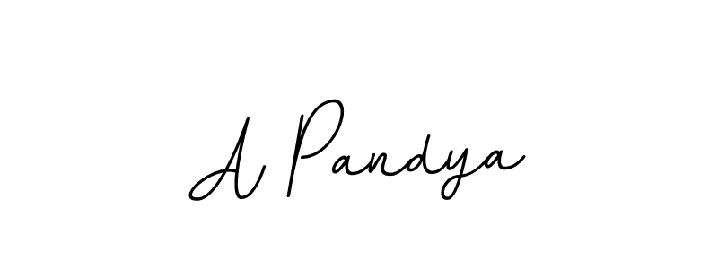 A Pandya stylish signature style. Best Handwritten Sign (BallpointsItalic-DORy9) for my name. Handwritten Signature Collection Ideas for my name A Pandya. A Pandya signature style 11 images and pictures png