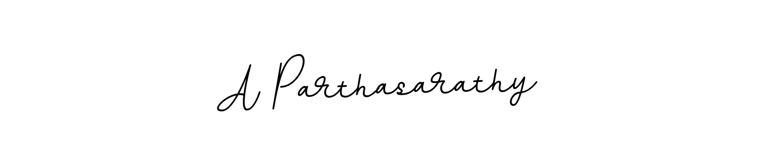 This is the best signature style for the A Parthasarathy name. Also you like these signature font (BallpointsItalic-DORy9). Mix name signature. A Parthasarathy signature style 11 images and pictures png