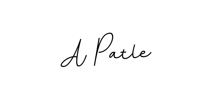 The best way (BallpointsItalic-DORy9) to make a short signature is to pick only two or three words in your name. The name A Patle include a total of six letters. For converting this name. A Patle signature style 11 images and pictures png