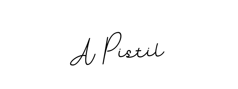 Design your own signature with our free online signature maker. With this signature software, you can create a handwritten (BallpointsItalic-DORy9) signature for name A Pistil. A Pistil signature style 11 images and pictures png