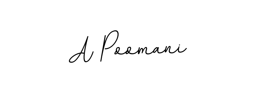 How to Draw A Poomani signature style? BallpointsItalic-DORy9 is a latest design signature styles for name A Poomani. A Poomani signature style 11 images and pictures png