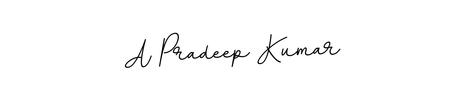 How to make A Pradeep Kumar signature? BallpointsItalic-DORy9 is a professional autograph style. Create handwritten signature for A Pradeep Kumar name. A Pradeep Kumar signature style 11 images and pictures png