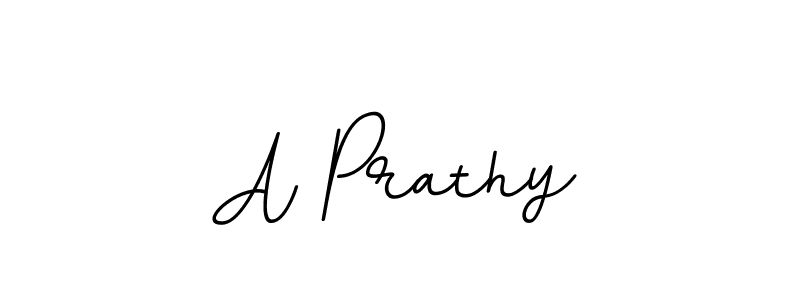 Use a signature maker to create a handwritten signature online. With this signature software, you can design (BallpointsItalic-DORy9) your own signature for name A Prathy. A Prathy signature style 11 images and pictures png