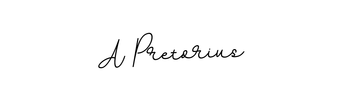 Make a beautiful signature design for name A Pretorius. With this signature (BallpointsItalic-DORy9) style, you can create a handwritten signature for free. A Pretorius signature style 11 images and pictures png