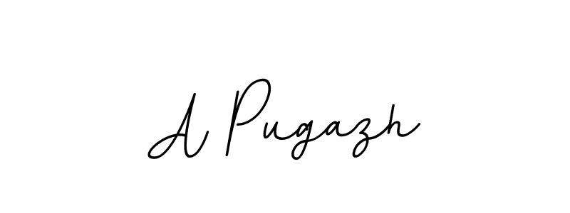 Use a signature maker to create a handwritten signature online. With this signature software, you can design (BallpointsItalic-DORy9) your own signature for name A Pugazh. A Pugazh signature style 11 images and pictures png