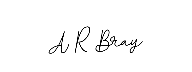 How to make A R Bray name signature. Use BallpointsItalic-DORy9 style for creating short signs online. This is the latest handwritten sign. A R Bray signature style 11 images and pictures png