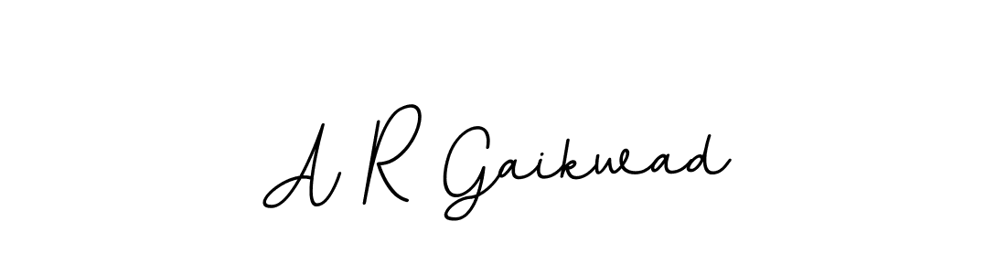 You should practise on your own different ways (BallpointsItalic-DORy9) to write your name (A R Gaikwad) in signature. don't let someone else do it for you. A R Gaikwad signature style 11 images and pictures png