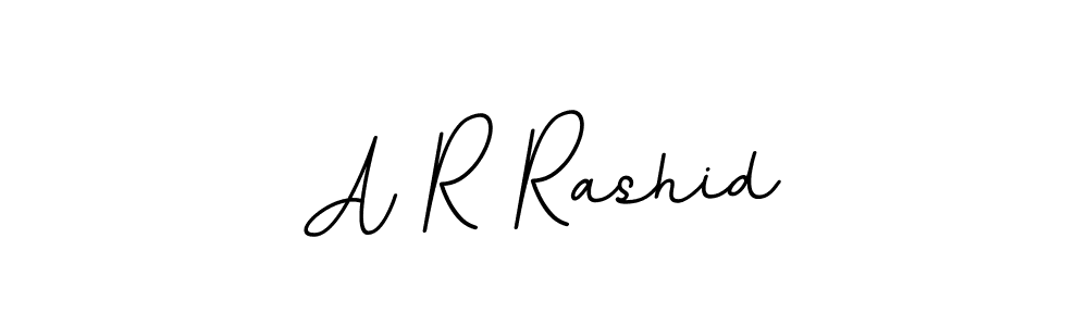 You should practise on your own different ways (BallpointsItalic-DORy9) to write your name (A R Rashid) in signature. don't let someone else do it for you. A R Rashid signature style 11 images and pictures png
