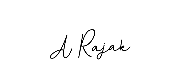 Design your own signature with our free online signature maker. With this signature software, you can create a handwritten (BallpointsItalic-DORy9) signature for name A Rajak. A Rajak signature style 11 images and pictures png