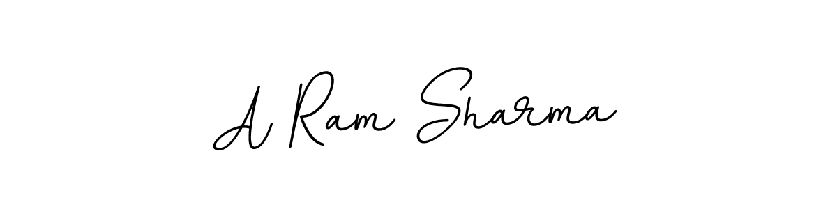 You should practise on your own different ways (BallpointsItalic-DORy9) to write your name (A Ram Sharma) in signature. don't let someone else do it for you. A Ram Sharma signature style 11 images and pictures png