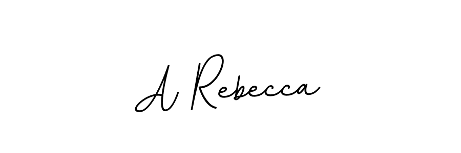 Make a beautiful signature design for name A Rebecca. With this signature (BallpointsItalic-DORy9) style, you can create a handwritten signature for free. A Rebecca signature style 11 images and pictures png