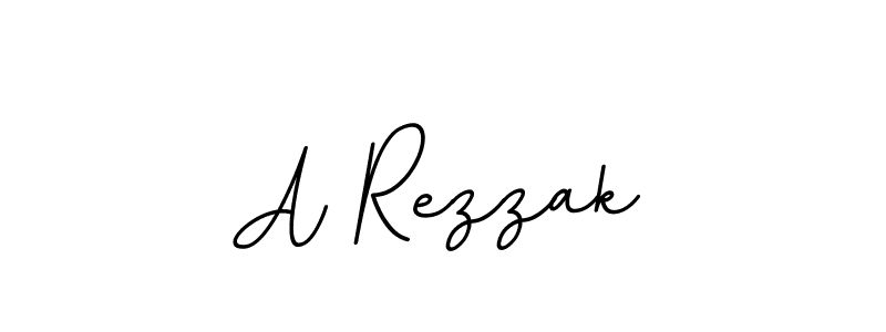 Create a beautiful signature design for name A Rezzak. With this signature (BallpointsItalic-DORy9) fonts, you can make a handwritten signature for free. A Rezzak signature style 11 images and pictures png