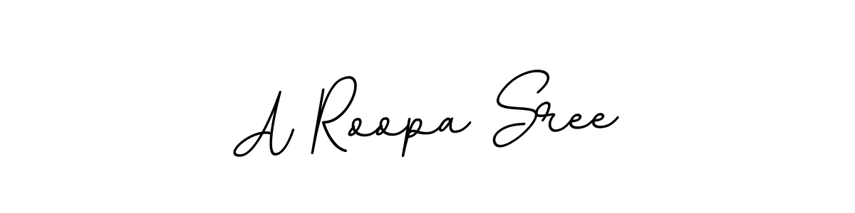 Make a beautiful signature design for name A Roopa Sree. With this signature (BallpointsItalic-DORy9) style, you can create a handwritten signature for free. A Roopa Sree signature style 11 images and pictures png