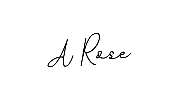 How to make A Rose signature? BallpointsItalic-DORy9 is a professional autograph style. Create handwritten signature for A Rose name. A Rose signature style 11 images and pictures png